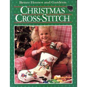 Better Homes and Gardens Christmas Cross Stitch Hardcover 1987